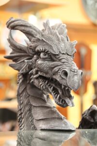 In Chinese culture the highly revered dragon, the only mythological creature in the Eastern zodiac rather than an actual animal.