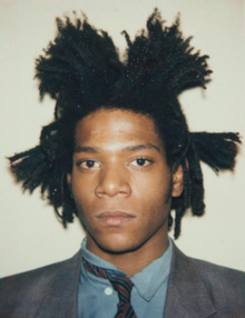 I learned the artist was Jean- Michel Basquiat, and discovered that he was young, the same age I was at the time. He had been born in Brooklyn to Haitian and Puerto Rican parents in 1960. 