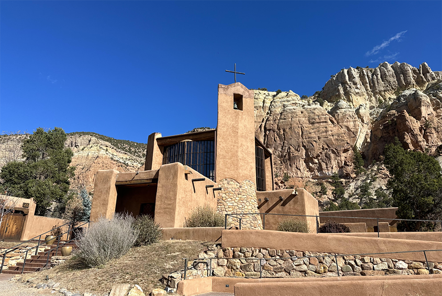 Christ in the Desert Monastery: A Sanctuary of Serenity is nestled in the heart of New Mexico's high desert, the Christ in the Desert Monastery is a breathtaking fusion of spirituality and architecture. 