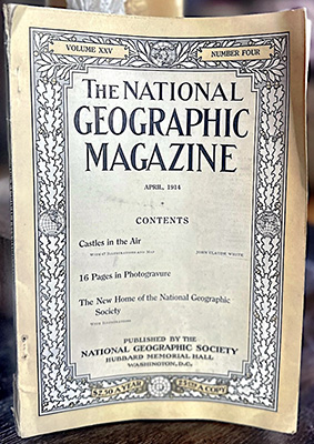 This journey also held a deeply personal significance. When I was a young girl, my grandfather Sam—a man whose adventurous spirit shaped my own—shared with me a treasure from his boyhood: a 1914 edition of National Geographic. 