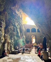 I remember climbing to the Cave of Mary Magdalene in Southern France. 