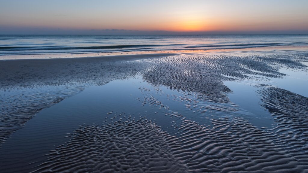 Normandy beach in France, a sacred place of remembrance, sacrifice, and reflection.